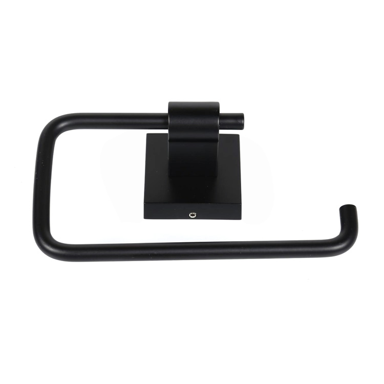 Porte-papier en métal noir